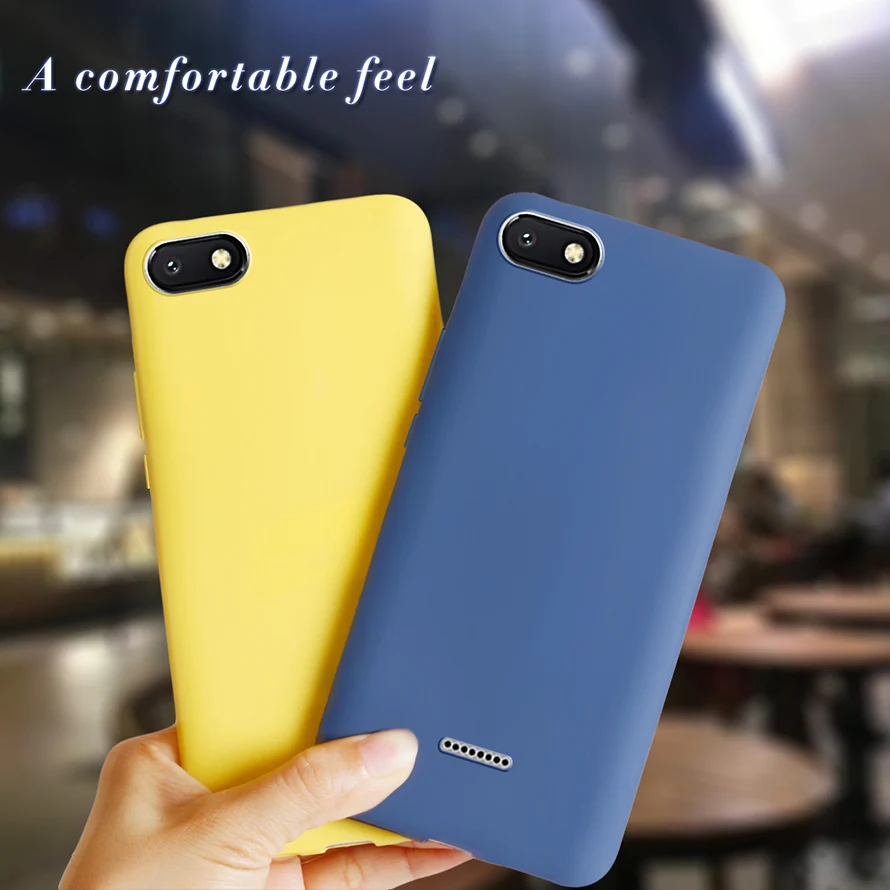 Простой чехол для Xiaomi redmi 6A силиконовая 3D Прозрачная мягкая ТПУ задняя крышка Redmi