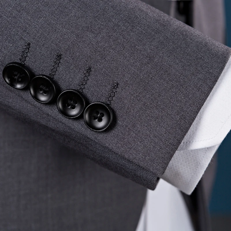 (Пиджак + жилет брюки) Новинка осени 2019 костюмы для свадьбы Мужской Блейзер куртки