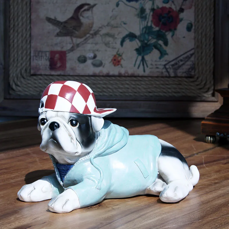 Милая одежда шляпа собака творческая личность французский бульдог смола