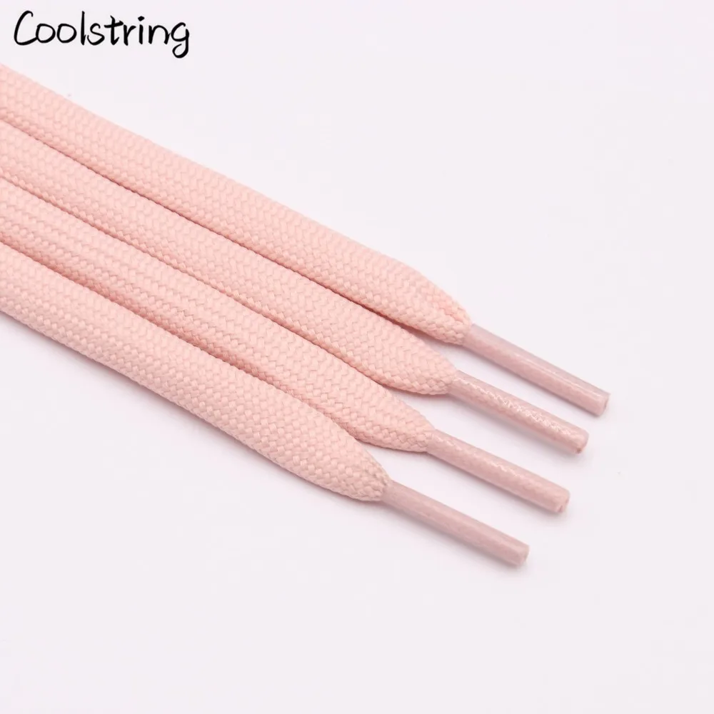 Coolstring/0,7 см повседневные парусиновые шнурки с полой двойной плоской подошвой; однотонные простые ботинки; обувь для папы; кроссовки; 34 Цвета