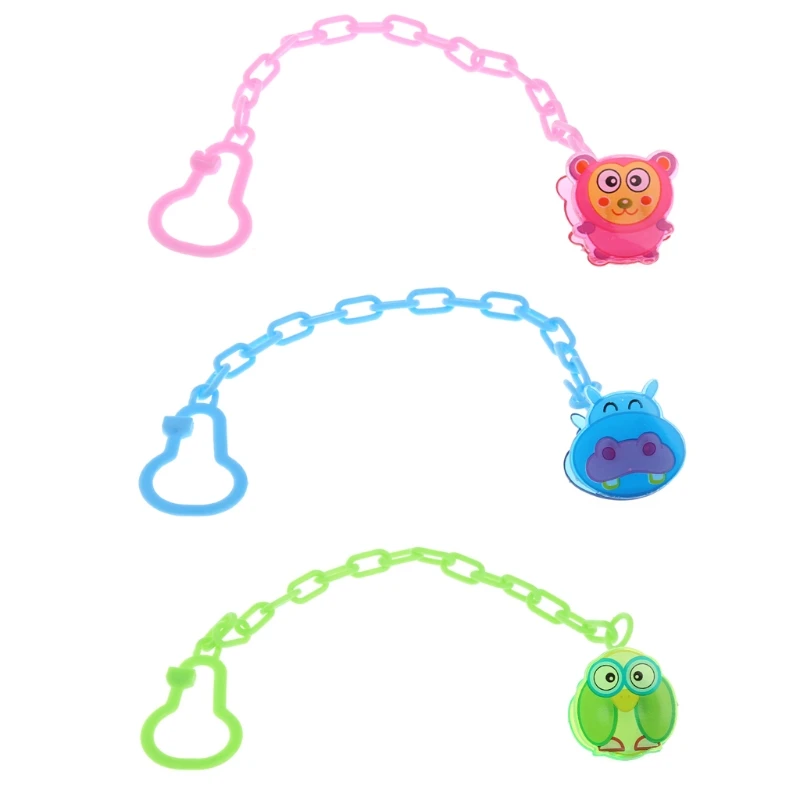 1 шт. детская пустышка с цепочкой животным рисунком Детская защитой от потери