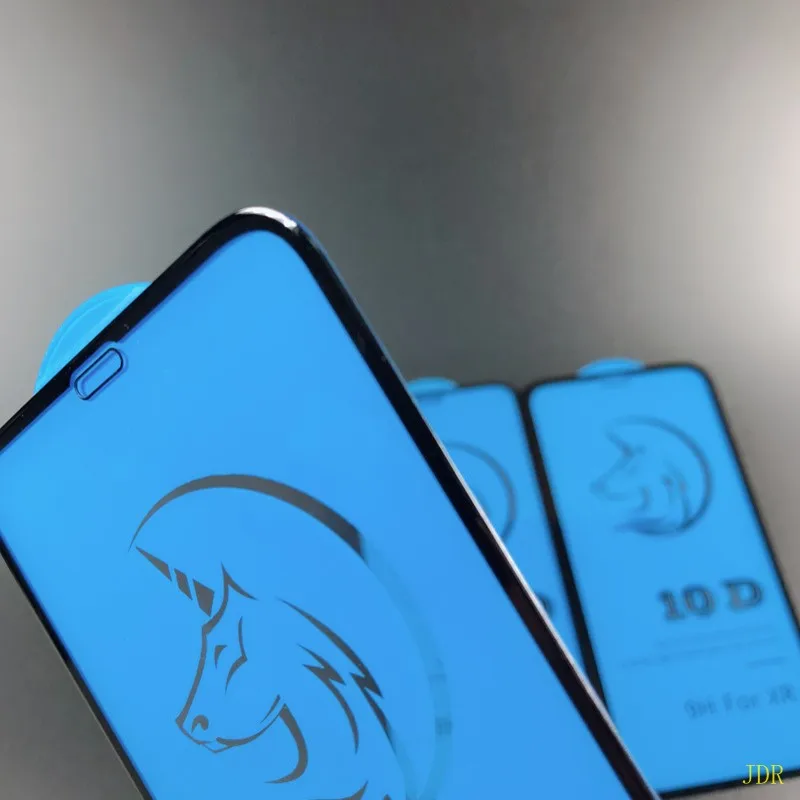 Шт. 500 шт. для iPhone 10D закаленное стекло на X 7 8 6 Plus 6s XR защита экрана полное покрытие