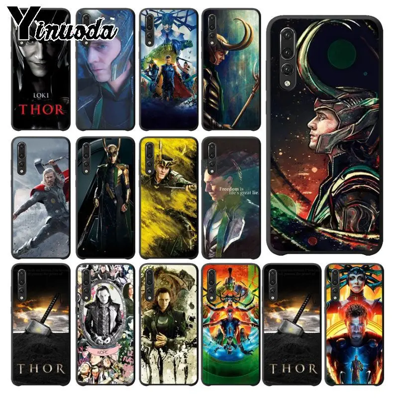 Yinuoda Loki Thor Pattern ТПУ Мягкие аксессуары для телефонов чехол телефона huawei p20 pro p20lite