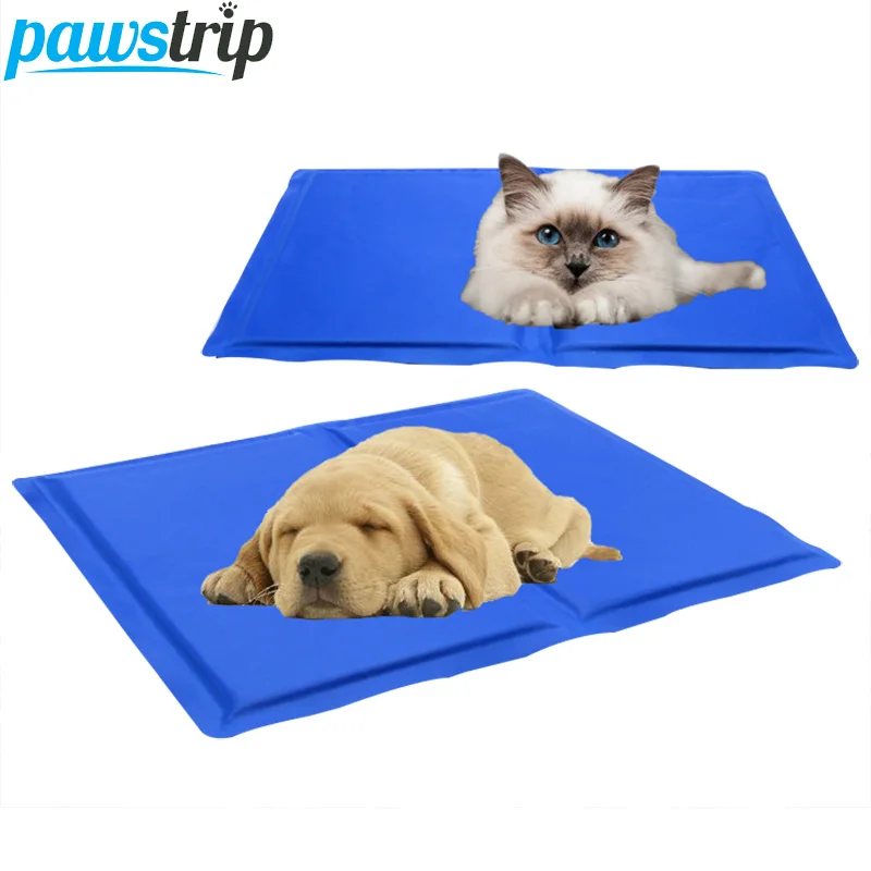 Pawstrip 3 размера гелевый охлаждающий коврик для питомца собаки летняя кровать для собаки для чихуахуа Йоркского самоохлаждающегося кота кровати