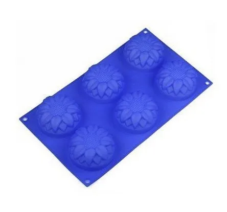 Силиконовая форма для выпечки торта 6 подсолнухов|diy mold|baking moldcake baking molds |