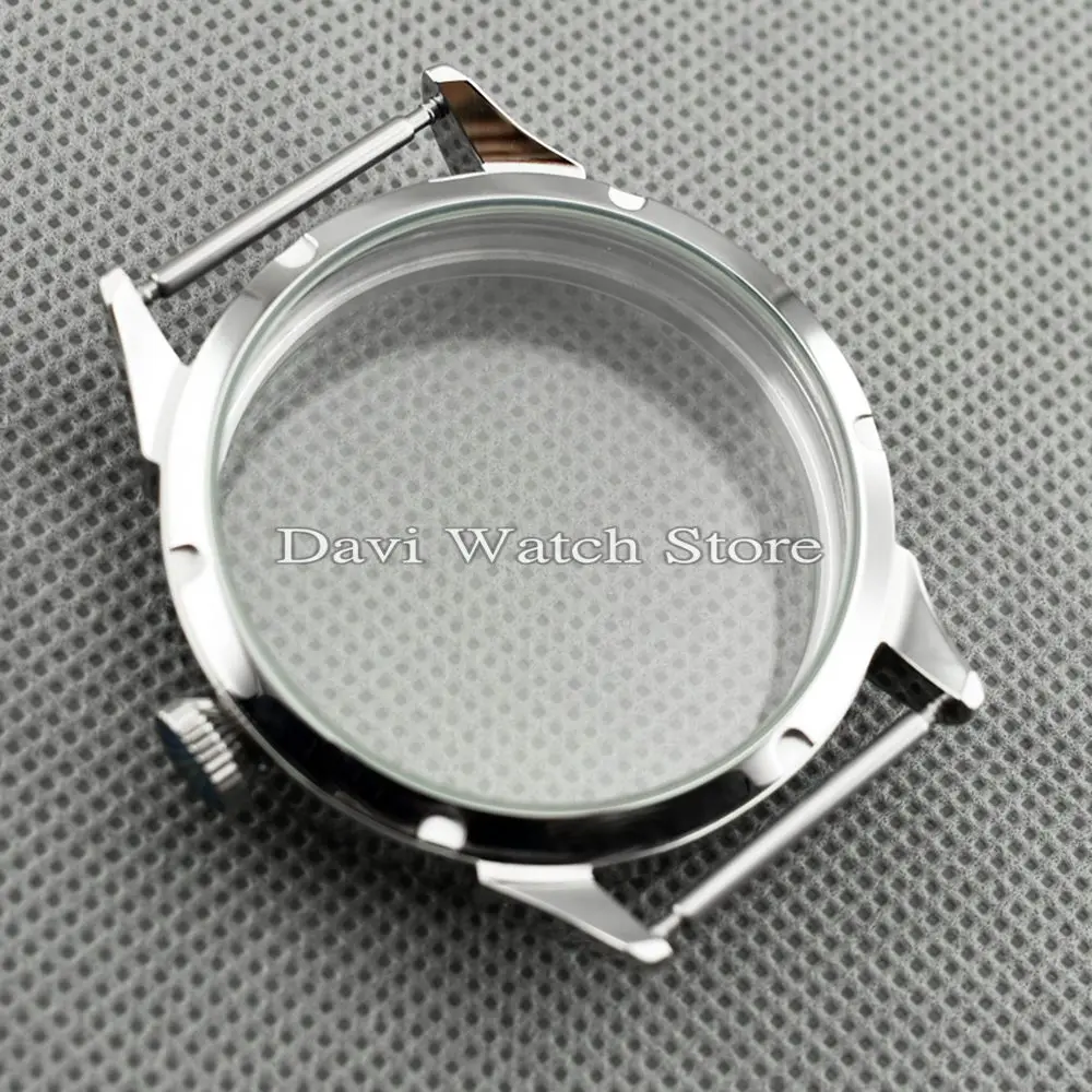 Стальной чехол для часов corgтеле 42 мм подходит механических 6497/6498 Seagull ST36 |