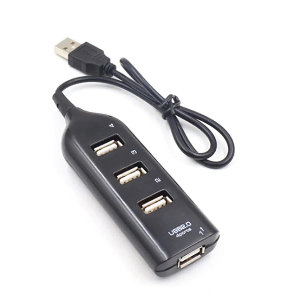4-USB порт высокая скорость концентратор разветвитель для U дисковая карта Reader персональный компьютер ноутбук передача данных мощность трансмиссия