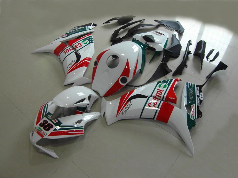 BS обтекатель мотоцикла для CBR1000RR 2008 2009 2010 2011 Белый Красный CBR 1000RR 08 09 10 11 панели