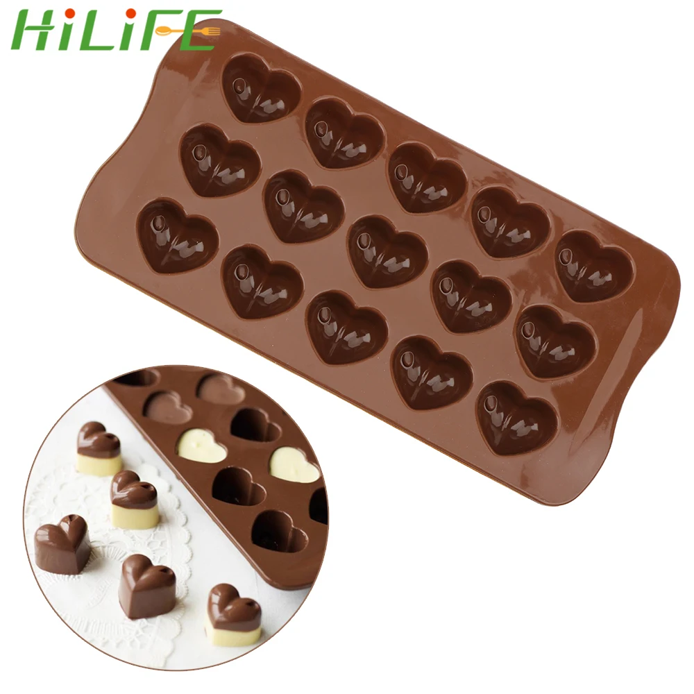 Силиконовая форма HILIFE для льда шоколада мыла желе сделай сам 3D в форме сердца
