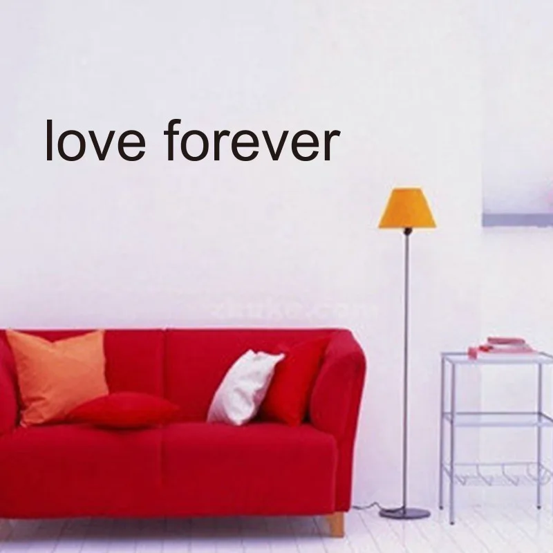 9833 любовь навсегда Домашний Декор креативная Цитата Настенная Наклейка обои для