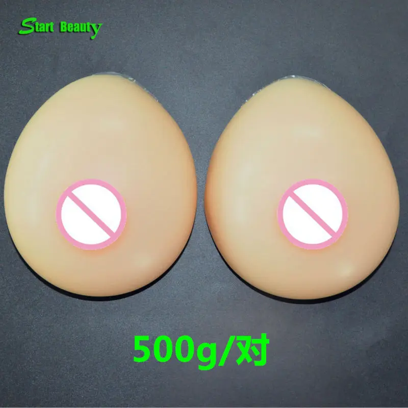 1 пара поддельные силиконовые накладки на грудь 500 г|fake silicone breast forms|false boobsbreast forms |