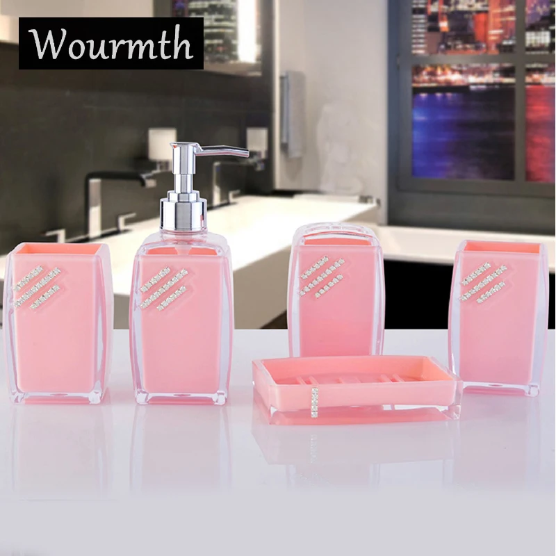 Набор для ванной комнаты Wourmth 5 шт. керамический держатель зубной щетки