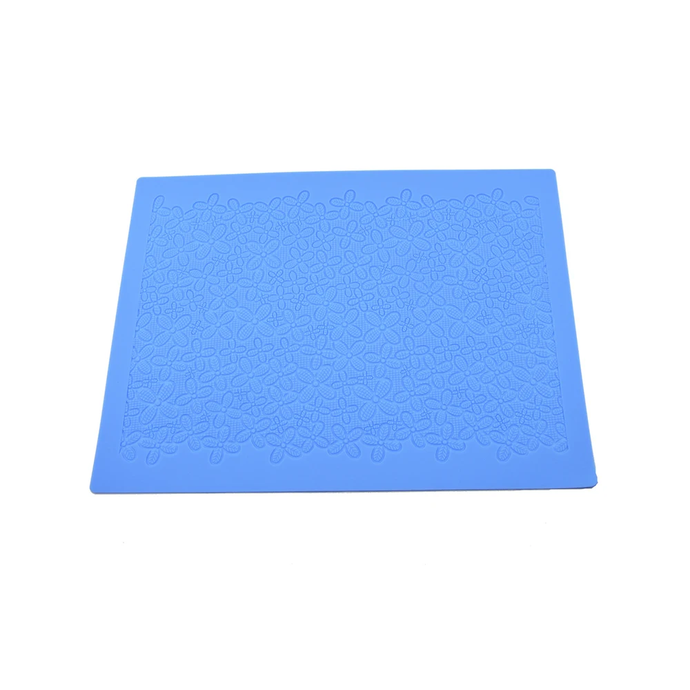 DIY Cake Silicone Lace Flower Cake Border Decorating Tools Wedding Cake Mold Fondant Gum Paste Stencil Molds Mould