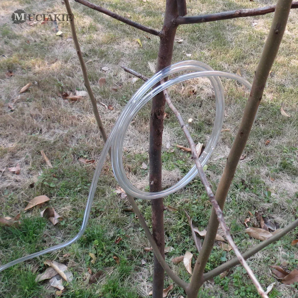 Muciakie 80 м супер прозрачный, hose' прозрачный 4/7 мм ПВХ шланг Полив сада 1/4 ''труб морозостойкость термостойкие