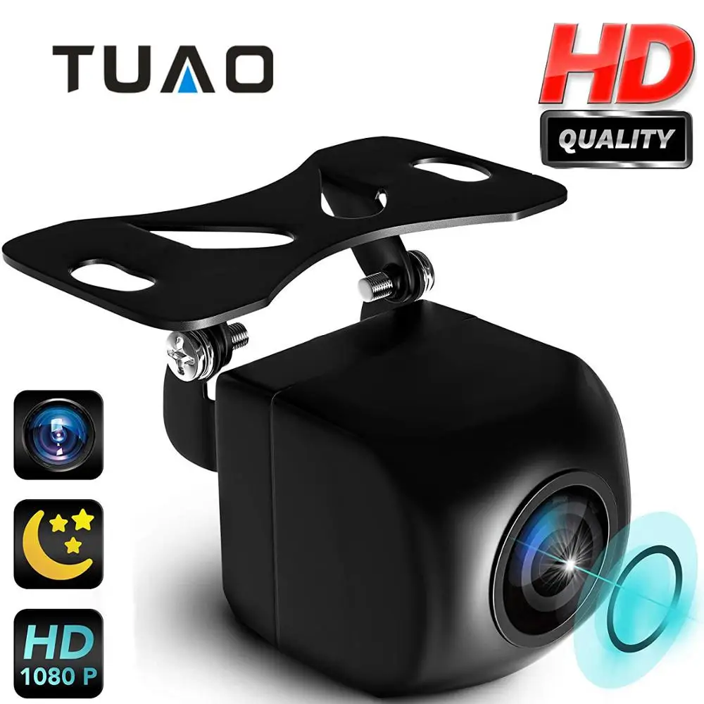TUAO Super Night Vision HD CCD Vehicle Camera 170 Wide Angle Universal Parking 1080P Rear View IP68 Reverse | Автомобили и