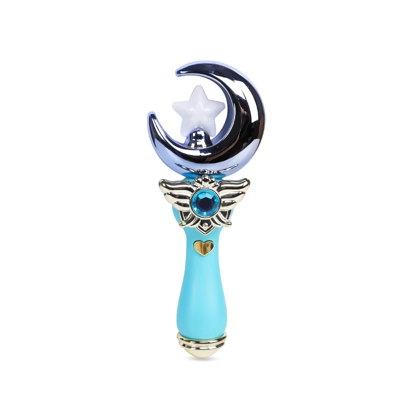 Girls Magic Stick Wand Baby Lovely Play Toy Music Illuminate Cane Educational Cosplay Toy Fairy Glow Stick For Cosplay Toy