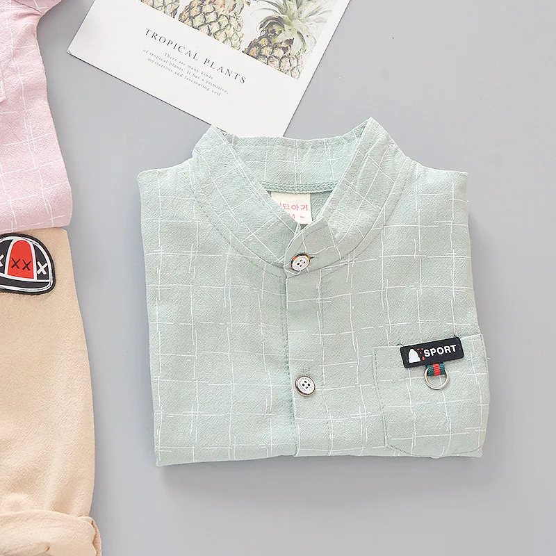 2 шт./комплект клетчатая рубашка + шорты | Мать и ребенок