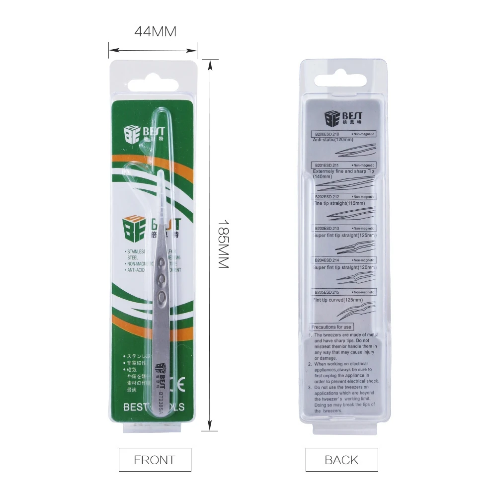 

1Pcs Matt tweezers Pointed Straight Curved Eyelash Tweezers Stainless Steel Anti-Static Eyelash Tweezers Tool