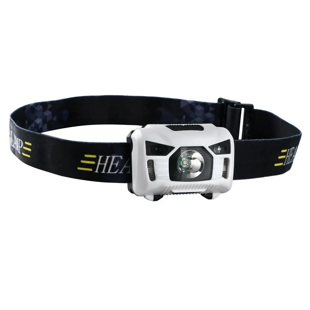 Фонарь налобный светодиодный с ИК датчиком 3000 лм зарядка через USB|mini led headlamp|led