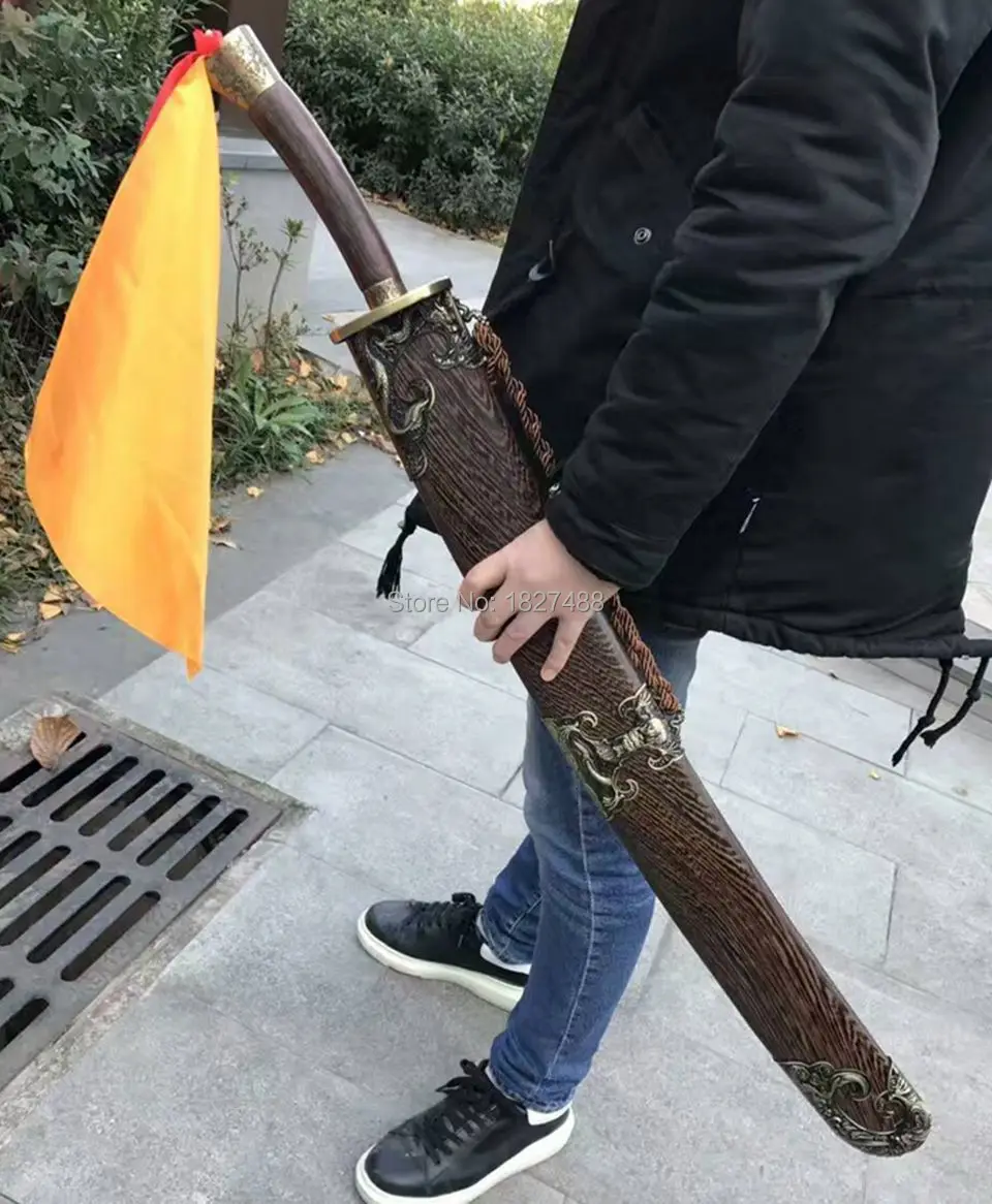 Боевые искусства KUNG FU Broadsword Qi Jiguang меч со стальным острым лезвием|Мечи| |