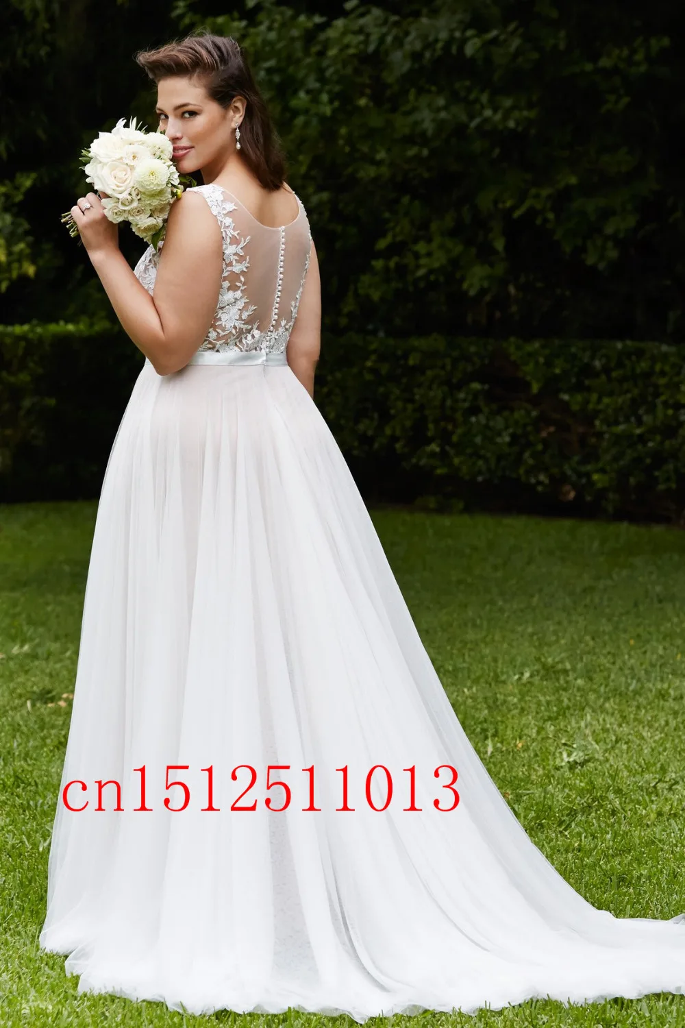 2016 Свадебные Платья Простой Платье Плюс Размер Свадебное Невесты Кружева vestido де