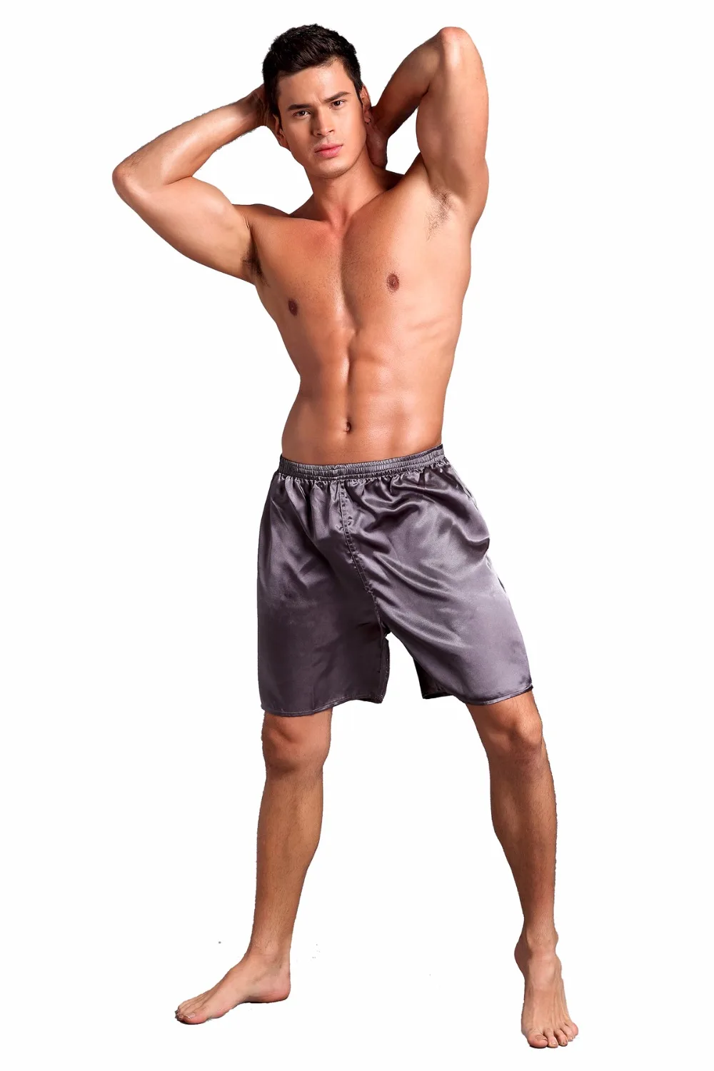 

Summer New Men's Satin Pajamas Pyjamas Pants Male Casual Lounge Short Pants Loose Soft Sleep Bottoms Size M L XL 2XL 0720