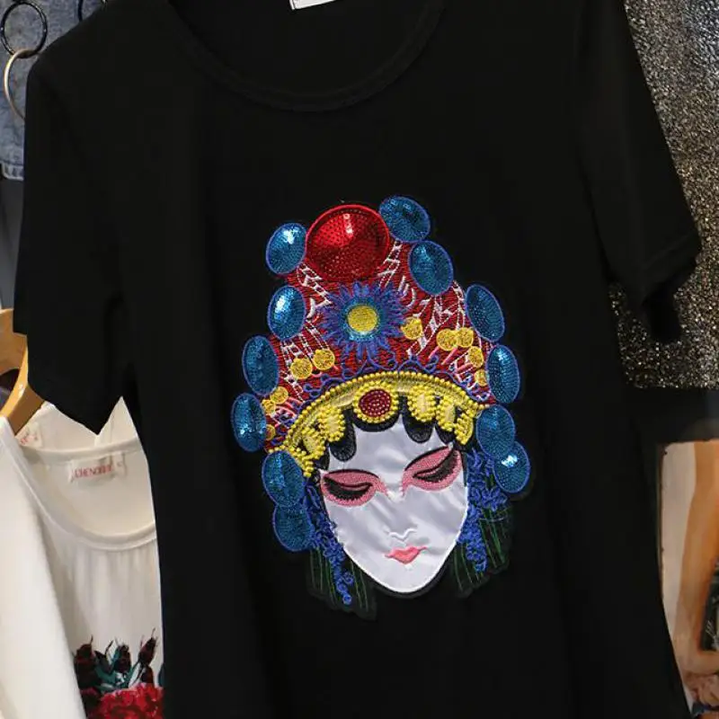 Футболка Zuolunouba Женская трикотажная хлопковый топ с коротким рукавом модная