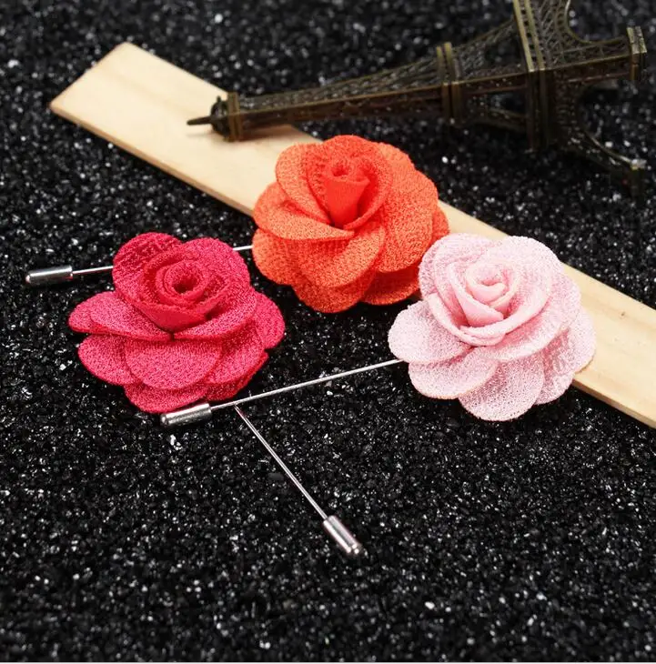 Женская/Мужская брошь в виде цветка 18 цветов|lapel flower|brooch flowerflower lapel pins |