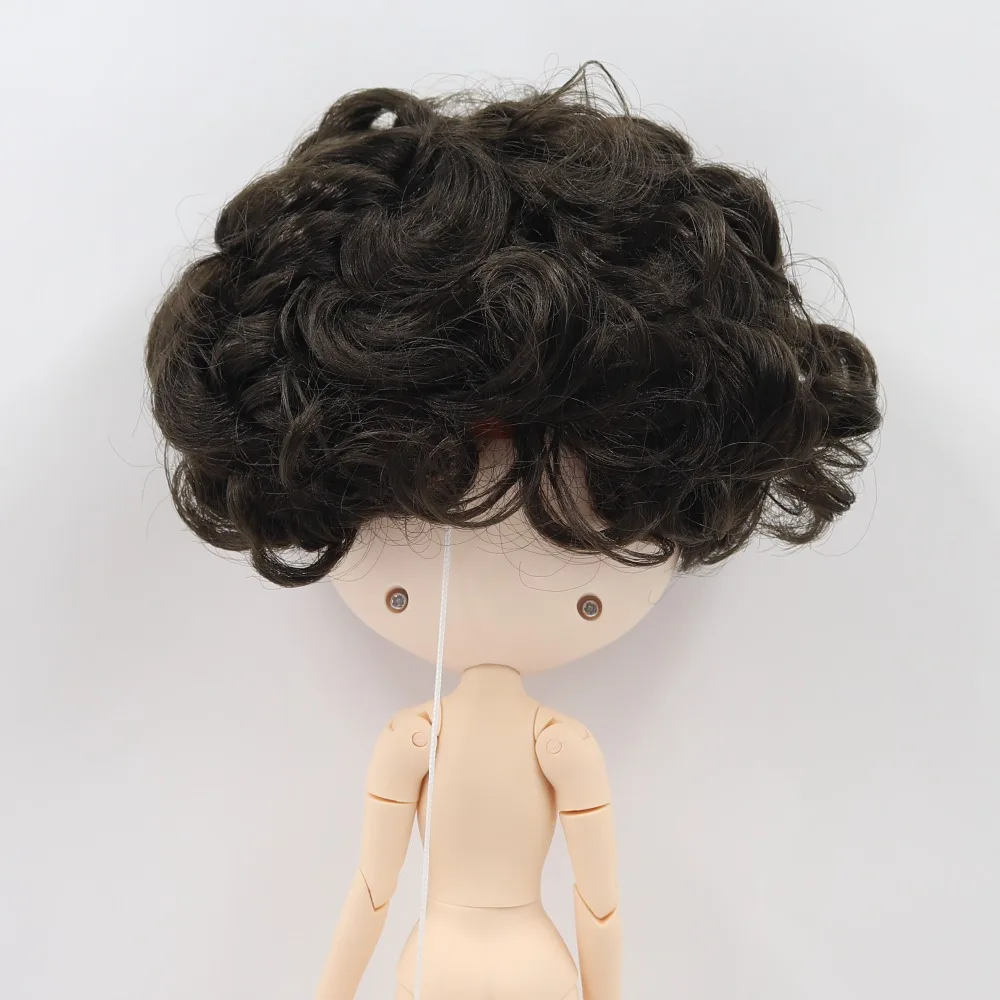 Blyth кукла ледяной rbl головы купол парик короткие волосы для DIY пользовательские куклы аксессуар
