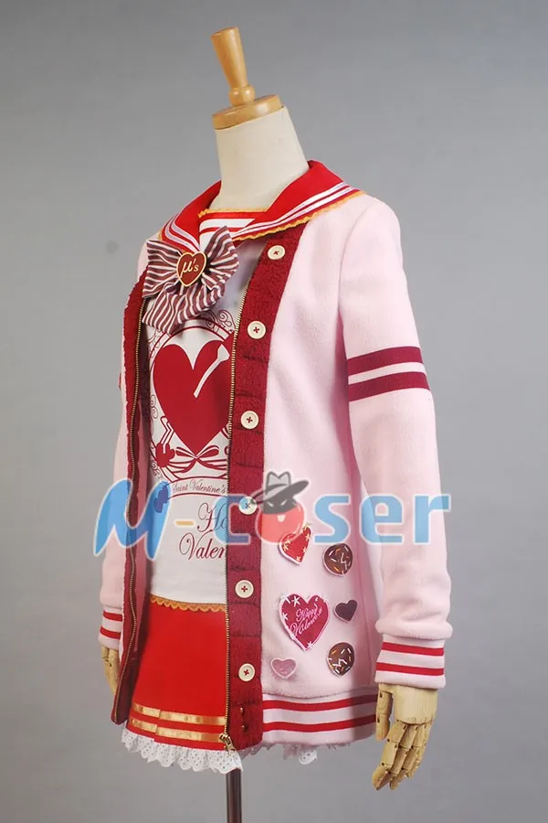 Love Live Yazawa Nico Cosplay Costume for Women and Girls - Valentine's Day, Halloween, Christmas Uniform Full Set image 3