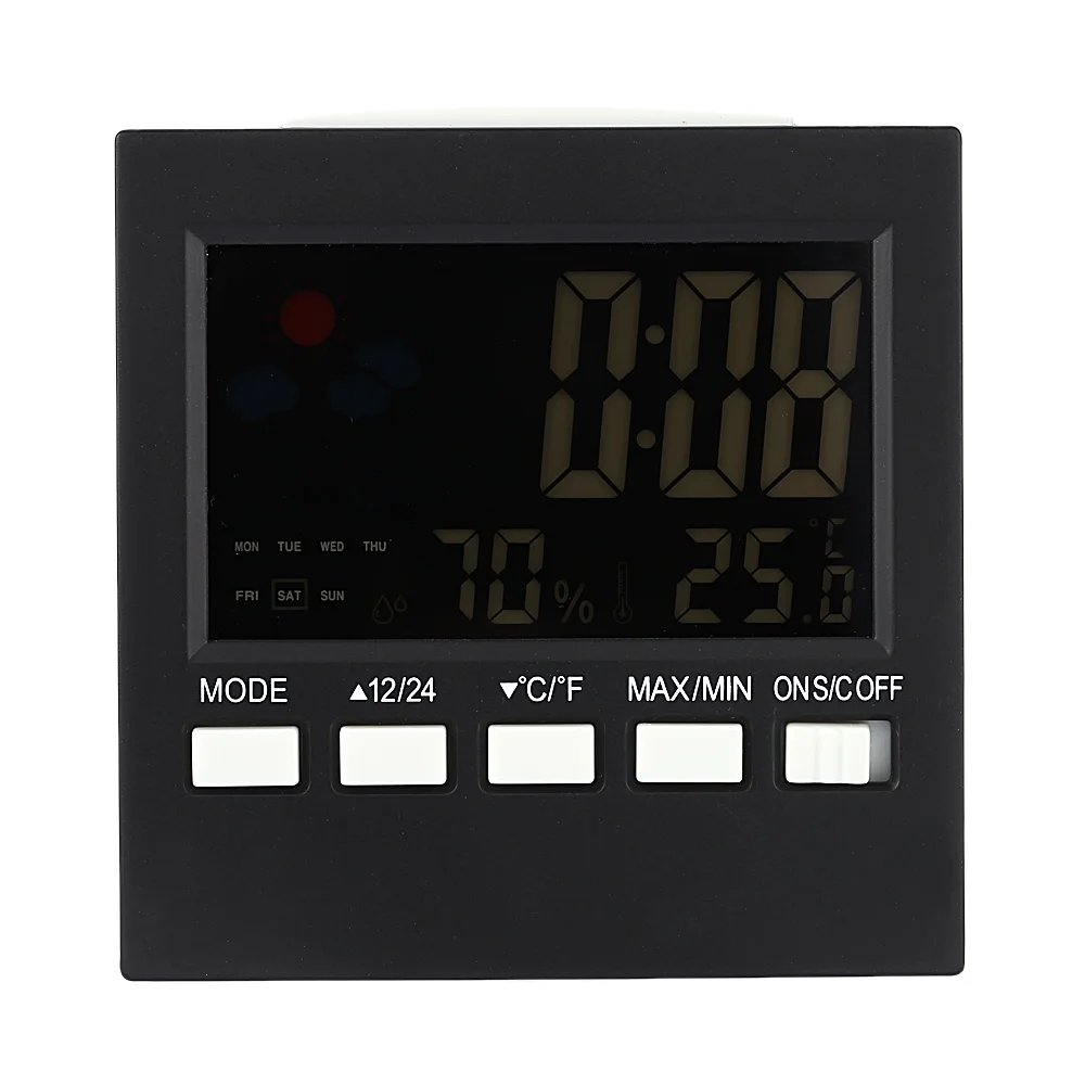 Цифровой термометр гигрометр с цветным ЖК дисплеем|thermometer hygrometer temperature|digital thermometer