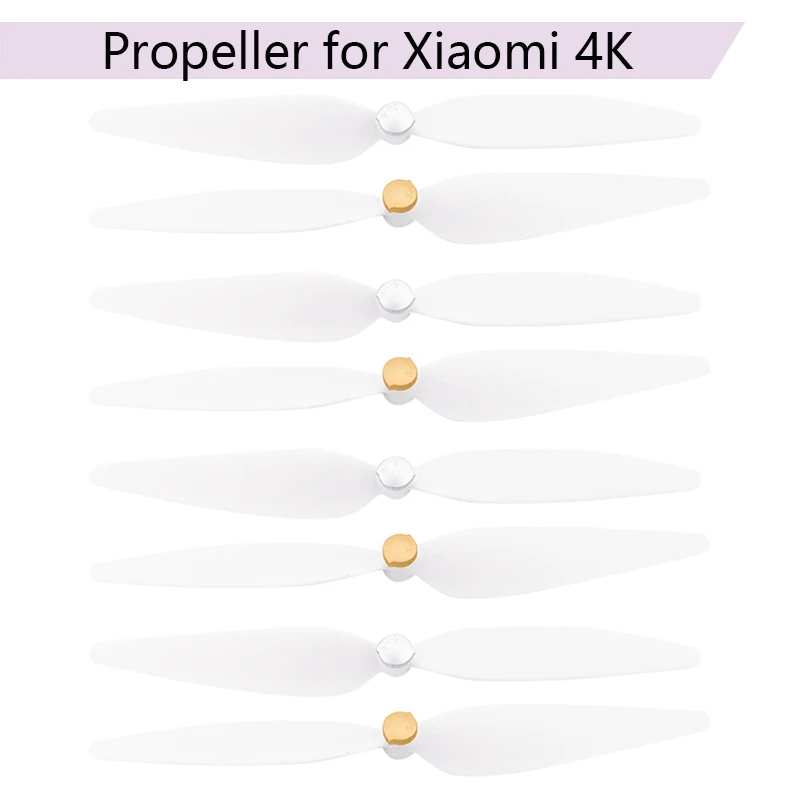8 шт. быстроразъемный Пропеллер для XiaoMi 4K Propeller CW CCW 1046 Prop лопасти для MI Drone камера 4K замена крыла аксессуары