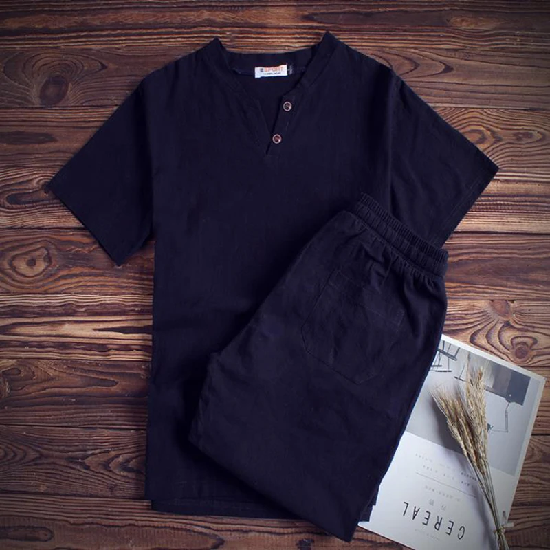 Специальное предложение высококачественные льняные мужские шорты с коротким