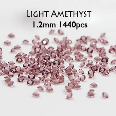 1.2mm 212 1440pcs Смешанный размер 1440 шт Кристалл шатон стекло дизайн ногтей горный хрусталь микро Маникюр украшение крошечные мини Стразы - Цвет: 1.2mm 212 1440pcs