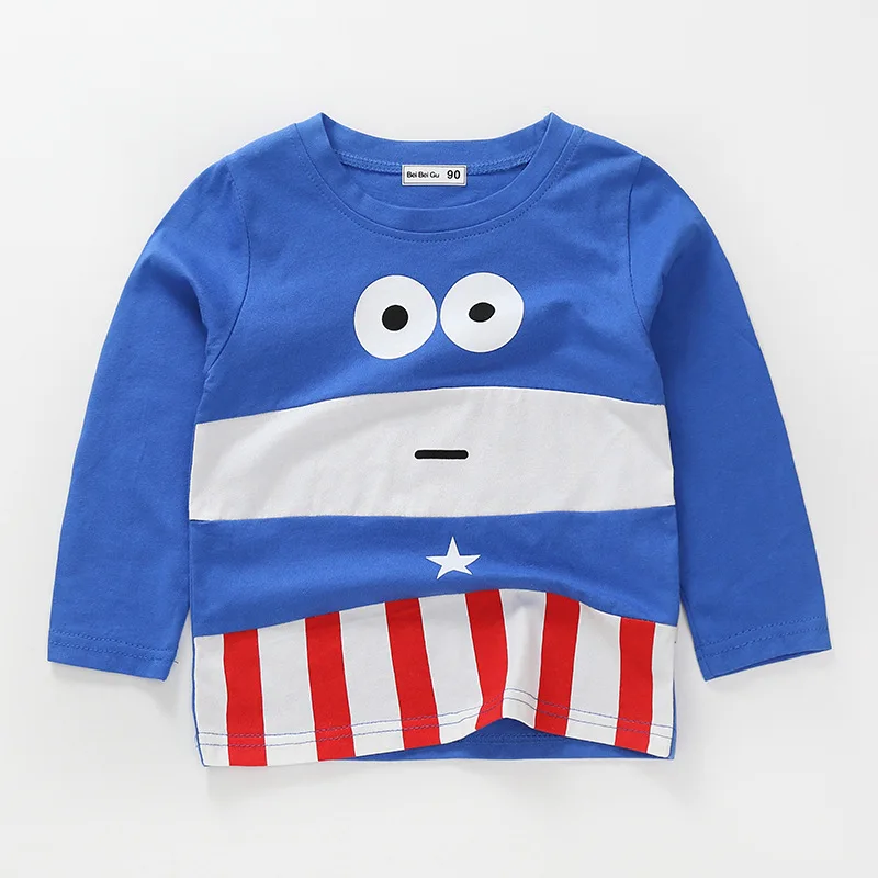 

Children's Wear Autumn 2021 Double Stitching Cotton Children's Long-sleeved Shirt Children's Wear Shirt High Quality