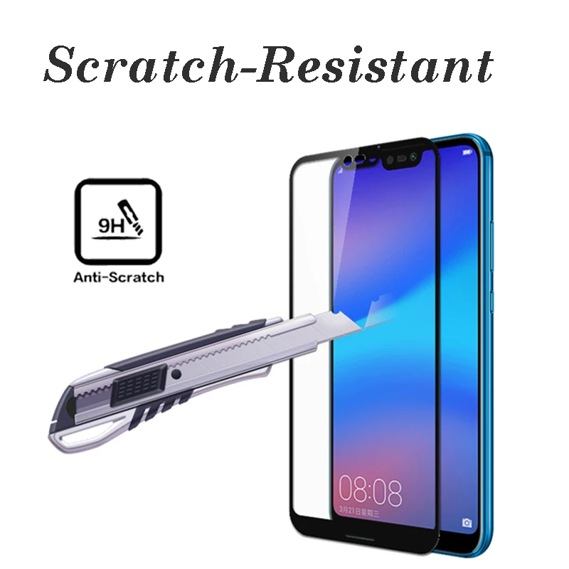 Защитное стекло для huawei p20 lite закаленное plus p 20 light Защитная пленка экрана huavei