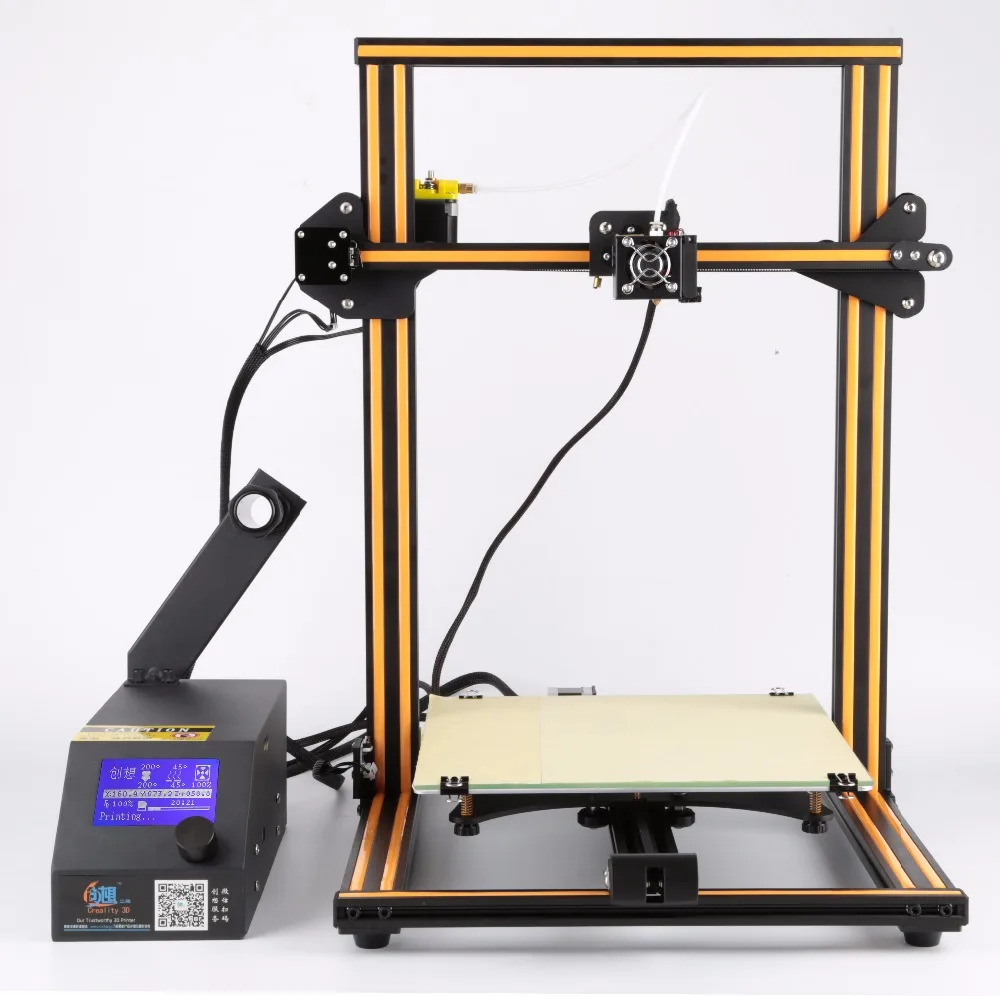 3D принтер Creality CR-10S большой размер печати настольный 300*300*400 мм с подогревом |