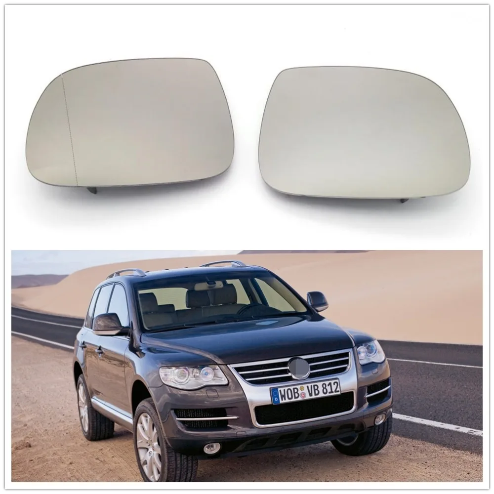 Зеркало с подогревом для VW Touareg 2007 2008 2009 2010 Стайлинг автомобиля боковое стекло