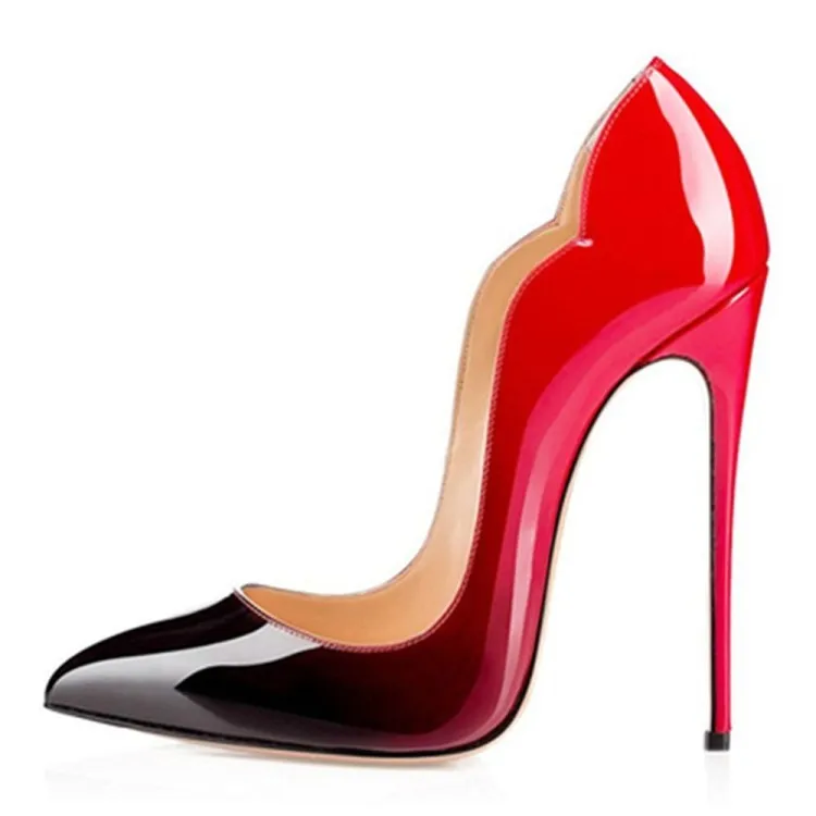

Carole Levy Hot Selling Gradient Colors High Heel Shoe Sexy Pointed Toe Woman Pumps 2019 Fashion Lady Dress Shoe