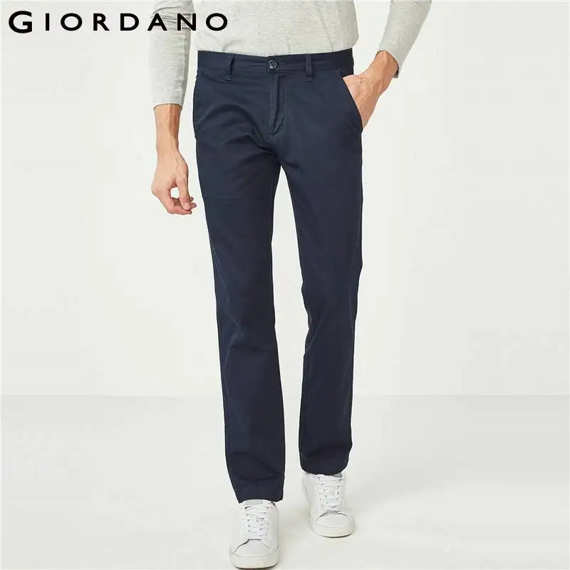 Giordano Для мужчин повседневные плотные брюки | Мужская одежда