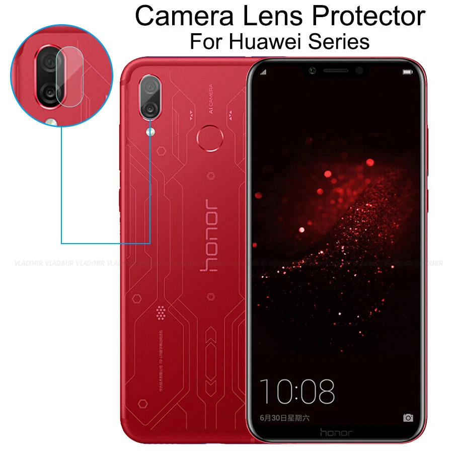 WOLFPSYCH задняя камера Объектив Закаленное стекло Защитная пленка для экрана huawei Honor
