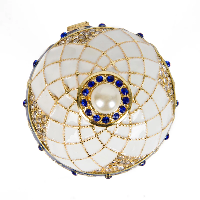 FABERGE Яйцо Металл Изысканный хороший фаберге яйцо для украшения дома|Статуэтки и