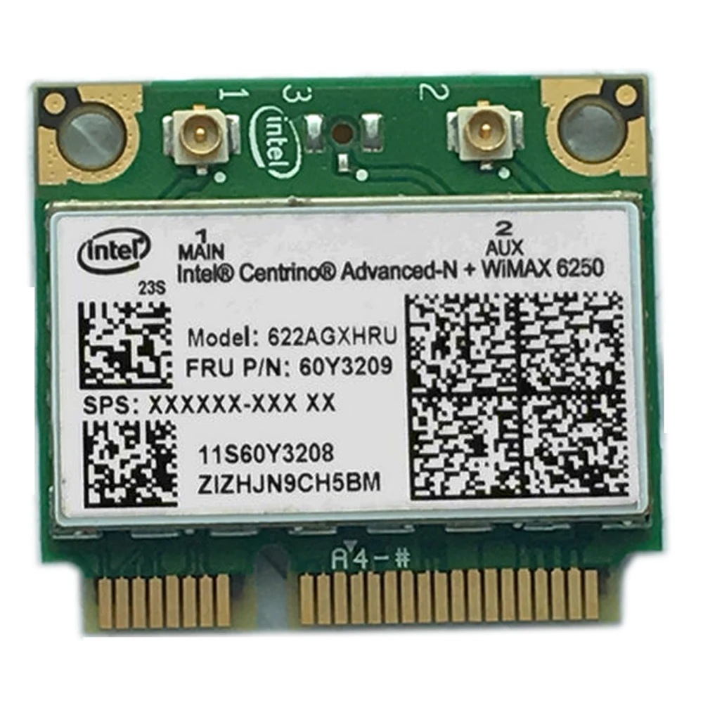 Int Advanced-N + WiMAX 6250 802.11a/b/g/n  Mini PCI-E   Lenovo ThinkPad T420S T420SI , FRU 60Y3209