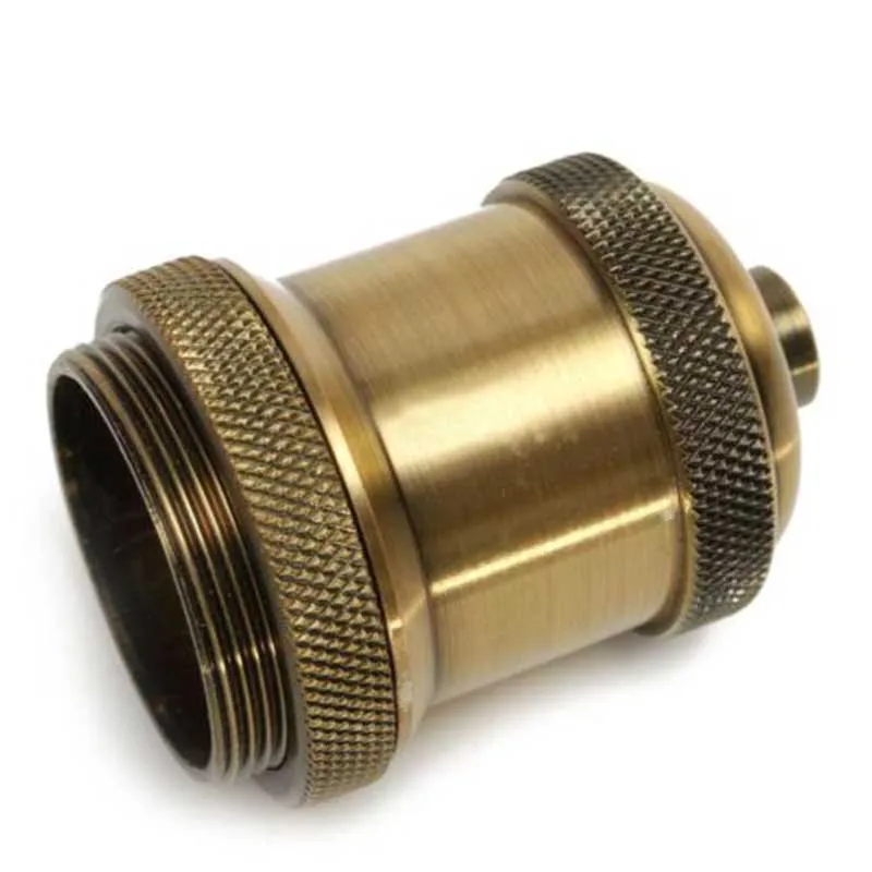 

1pcs E27 Retro Vintage Lamp Holder Aluminum Lamp Base Screw Thread Light Socket For Pendant Light Light Accessory