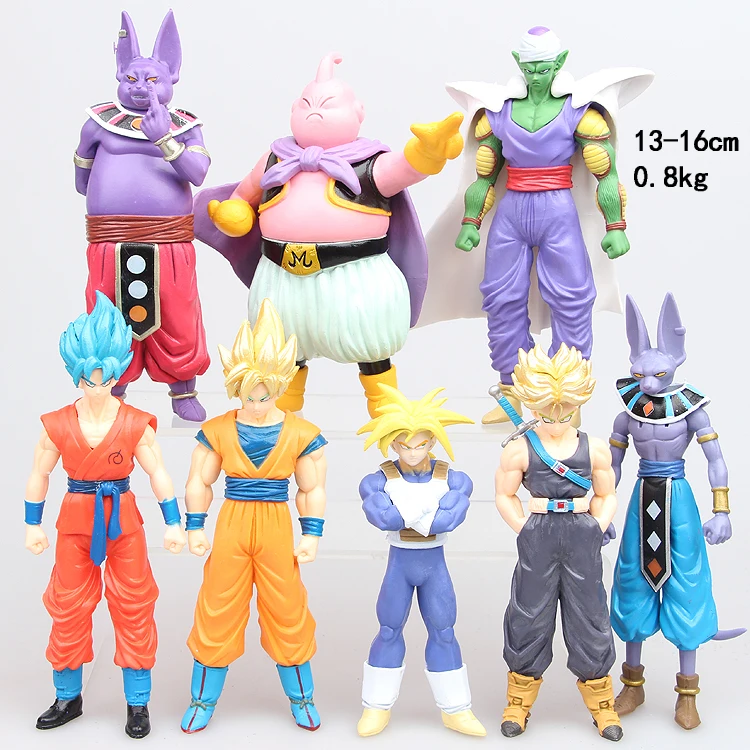 8 /комплект 13 16 см аниме Dragon Ball Супер Saiyan Сон Гоку Мужские Шорты для купания Beerus