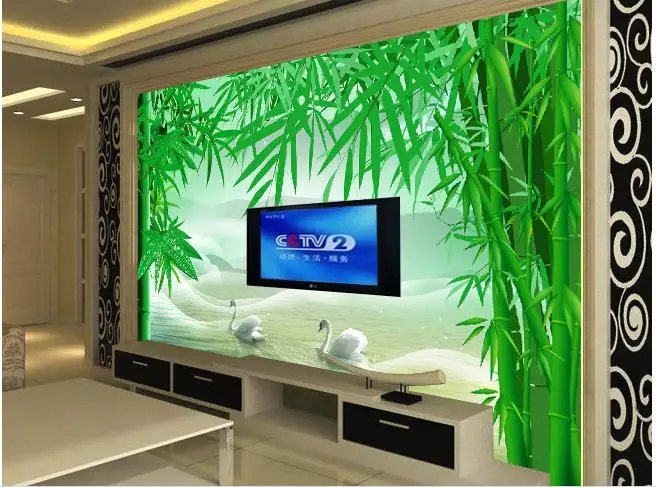 

3d wallpaper custom 3d wall murals wallpaper Bamboo scenery background wall wallpaper