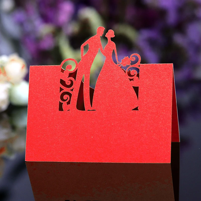50 шт. Лазерная резка для стола невесты и жениха | Дом сад