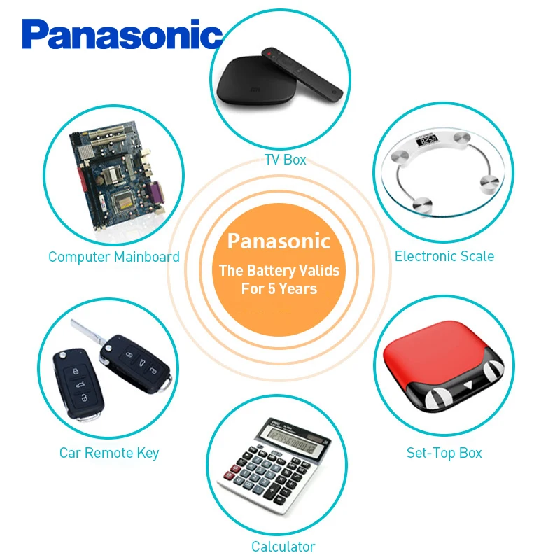 Литиевые Батарейки Panasonic cr2025 15 шт./лот 3 в батарейки для часов и компьютеров |