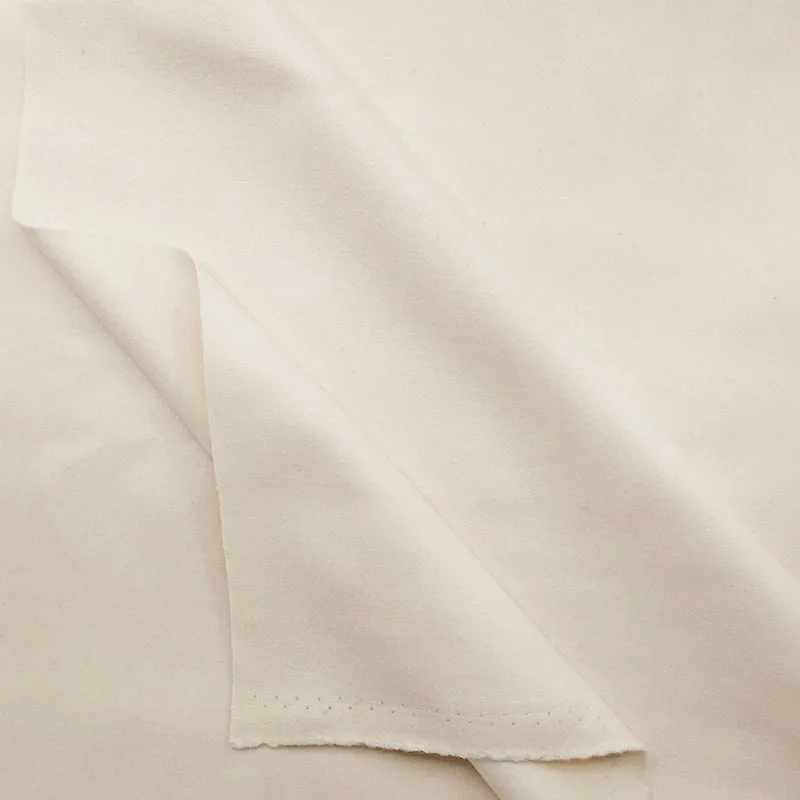 Хорошее качество широкий 145 см белая шерстяная ткань толстая двухсторонняя