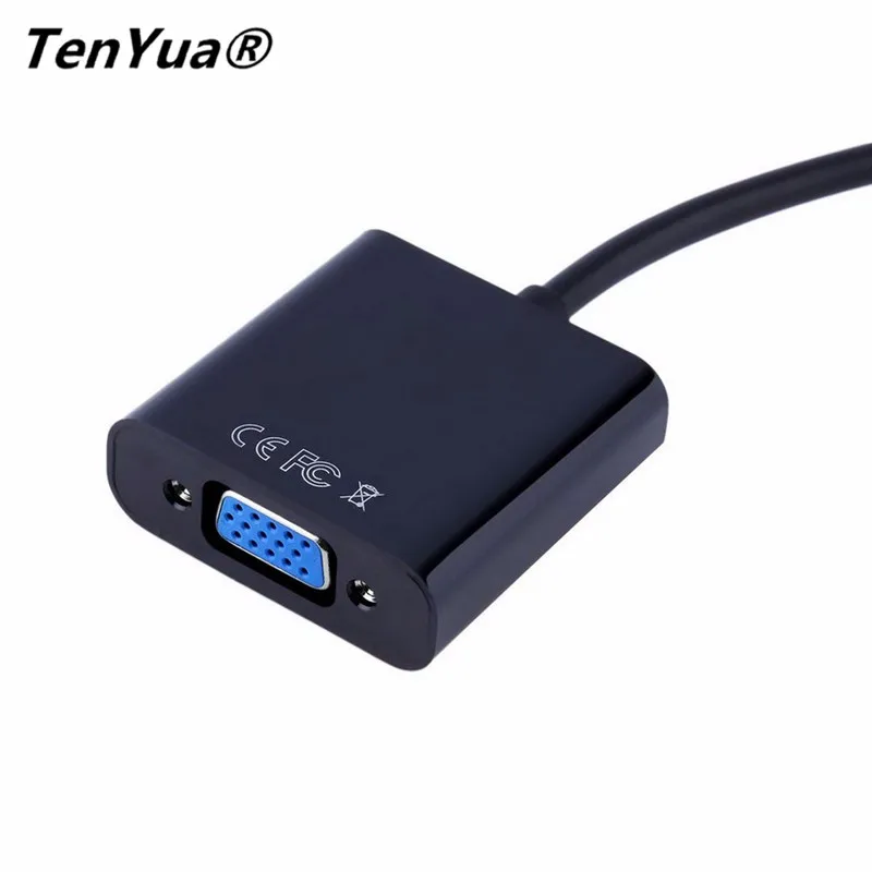 HDMI в VGA конвертер адаптер Папа-мама с аудио кабелем для ПК ноутбука планшета